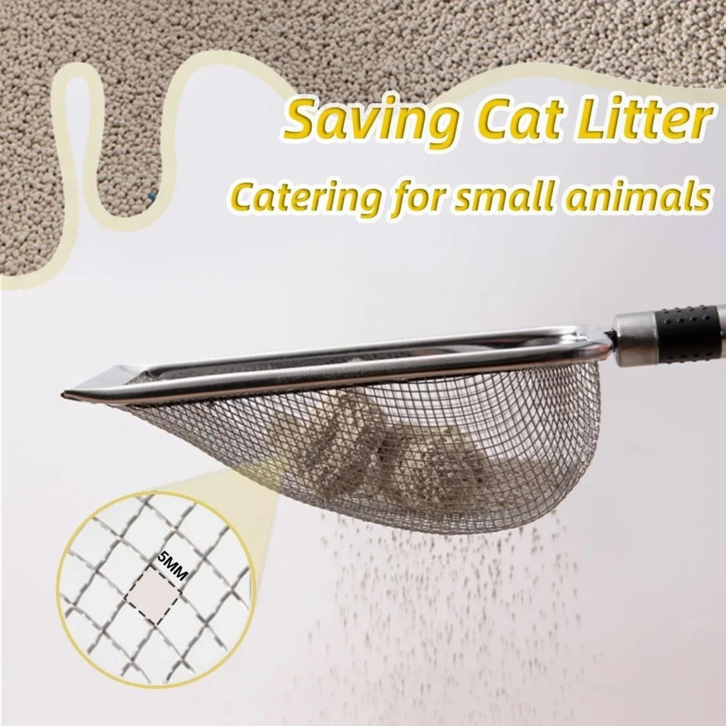 Stainless Steel Cat Litter Scoop – Easy-Clean Sifter