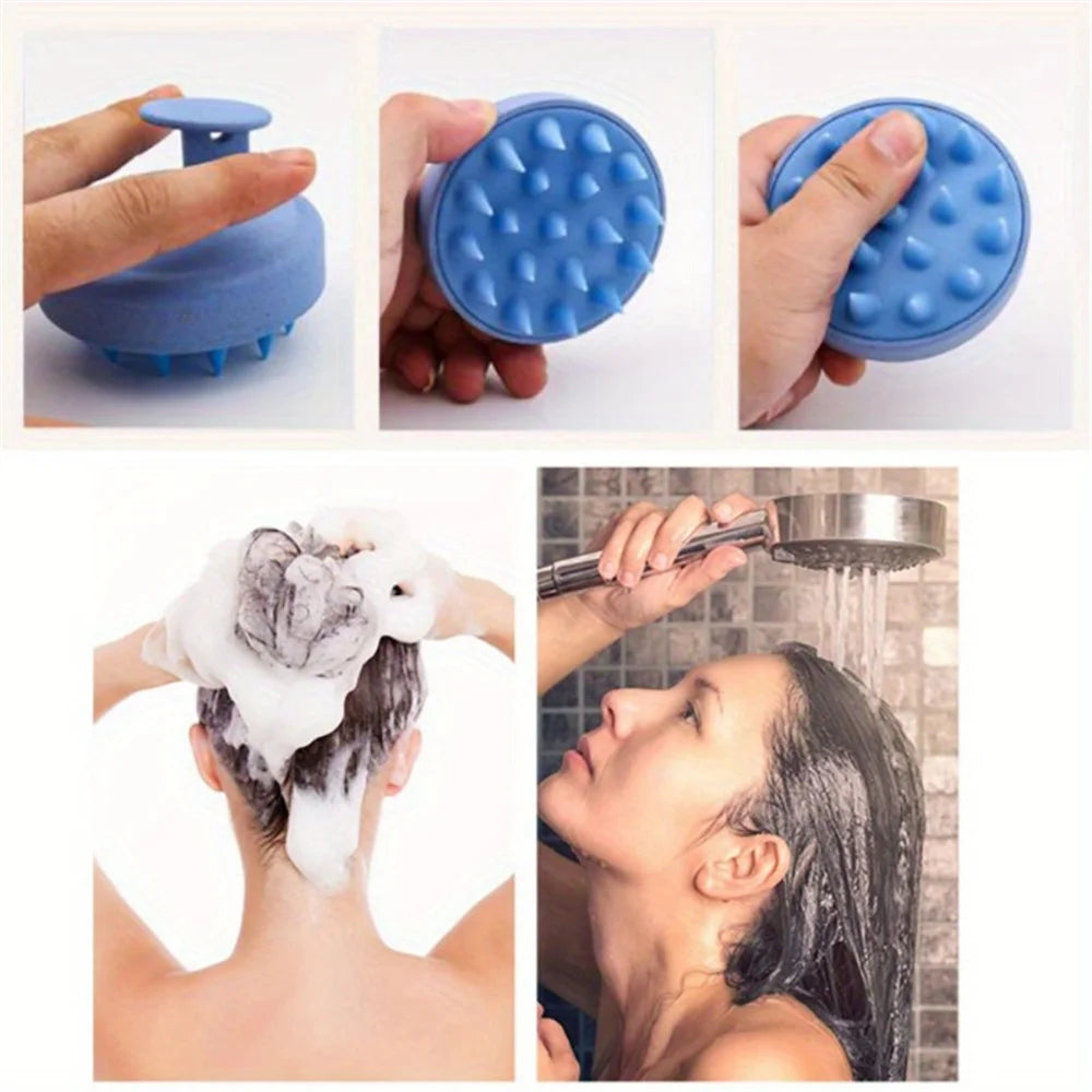 Silicone Pet Shampoo Brush – Bath & Massage Scrubber – product view 11