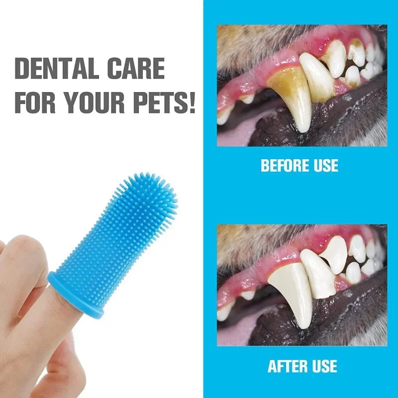 Silicone Finger Toothbrush – Dog & Cat Dental Care – product view 3