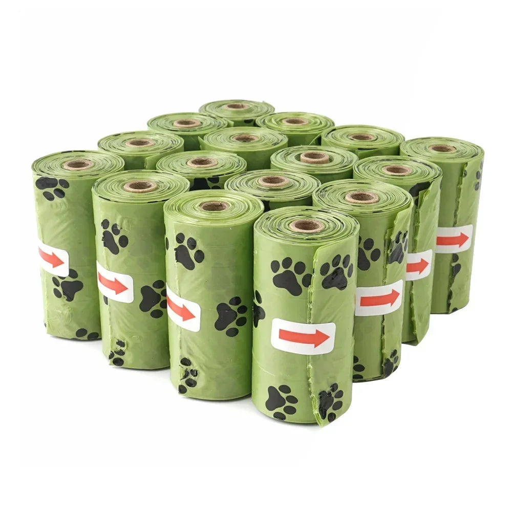 Dog Poop Bag Refills – 15 Bags per Roll – product view 2