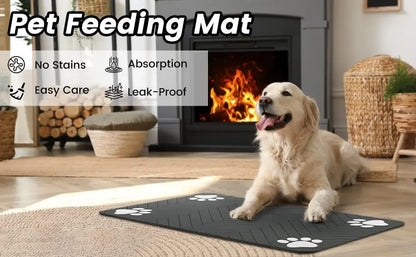 Absorbent Pet Feeding Mat – Quick-Dry Backing – product view 7