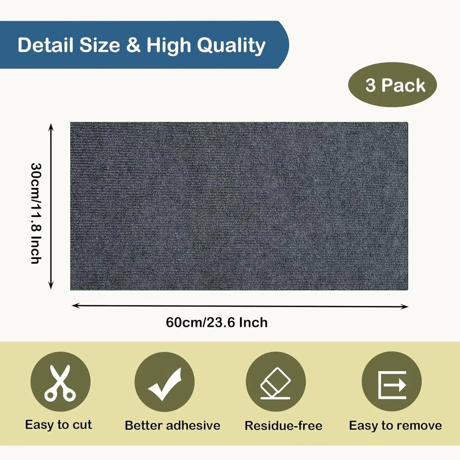 Self-Adhesive Cat Scratching Mat – Furniture Guard – product view 13